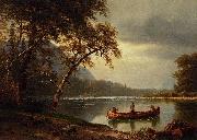 Albert Bierstadt, Salmon Fishing on the Cascapediac River